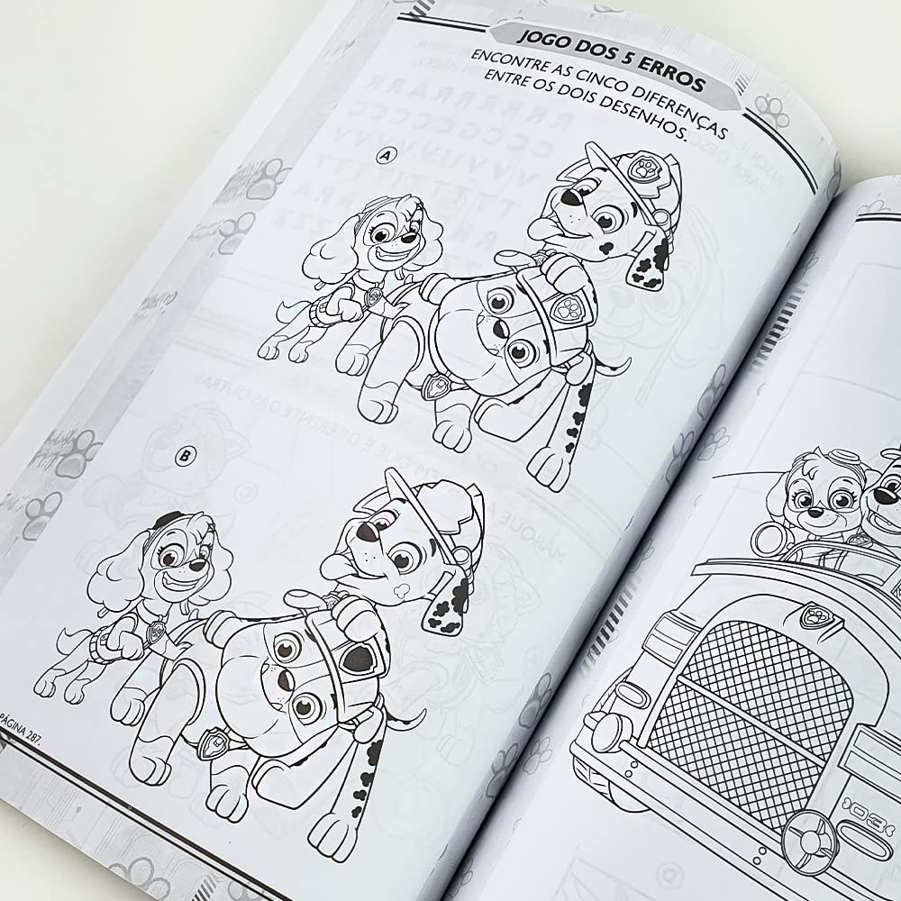 Patrulha Canina - 365 Atividades e Desenhos para Colorir: Atividades e desenhos para colorir - Imagem 3