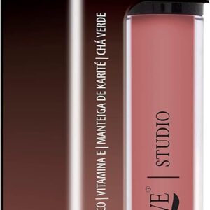 Batom Nude Matte 30H Max Love - Cor 650 Perfect Nude - Líquido Velvety - Alta Pigmentação e Conforto - Maquiagem Batom