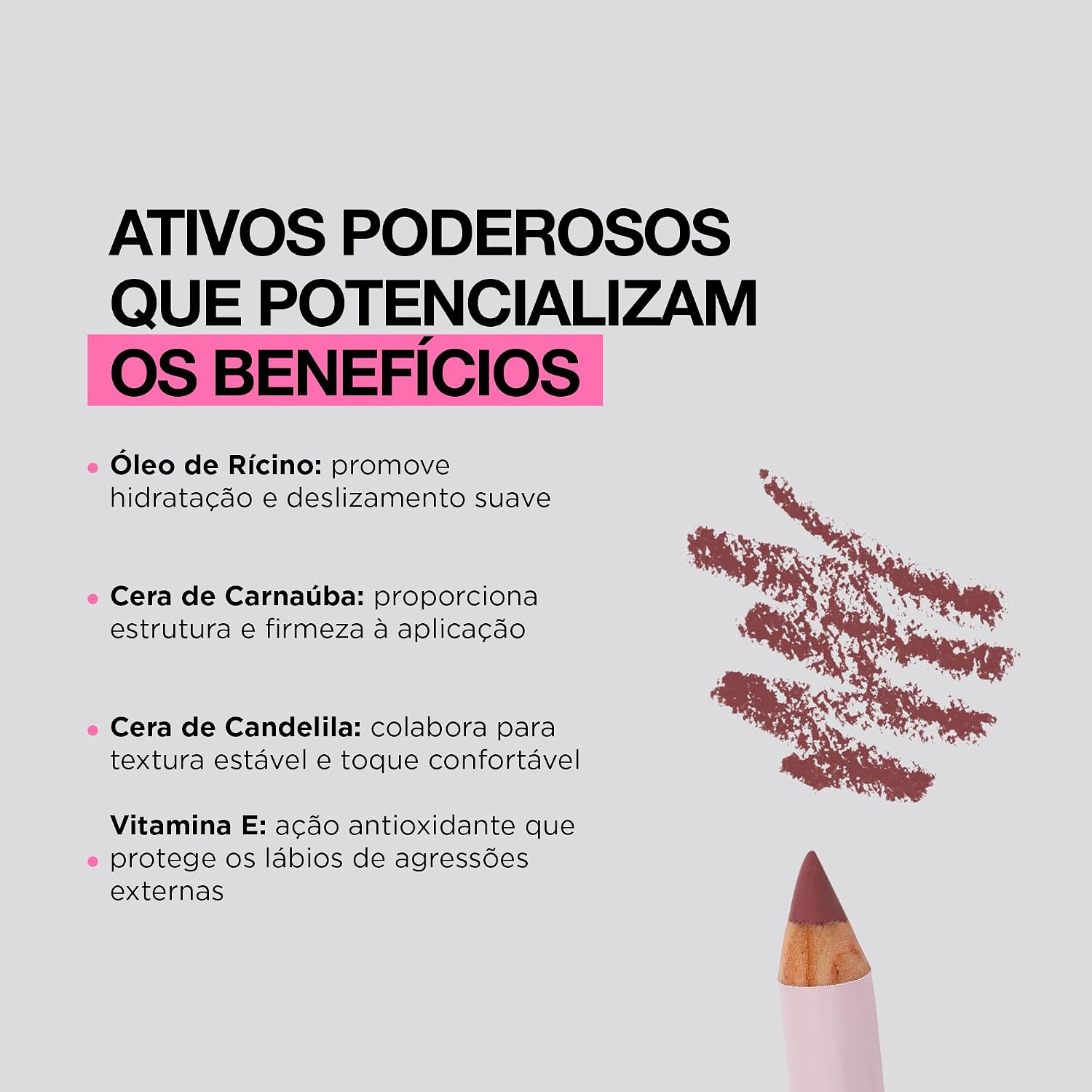 Lápis Labial Soft Matte Rosa Suave Vegano Hidratante People Colour - Imagem 6