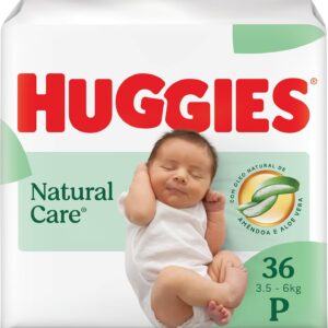 Huggies Fralda Descartável Premium Natural Care P - 36 Un