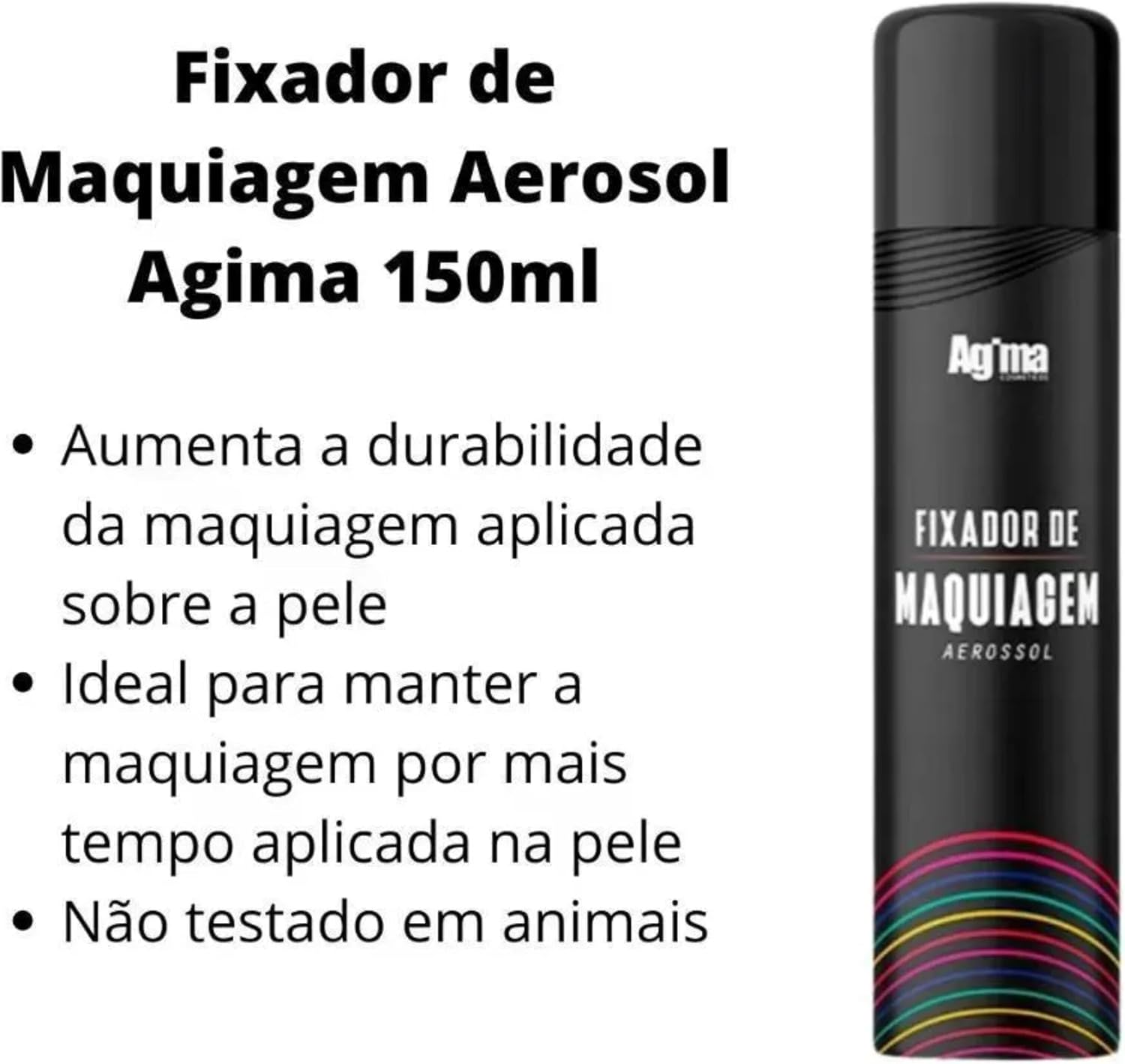Agima - Fixador De Maquiagem Agima 150Ml - Imagem 4