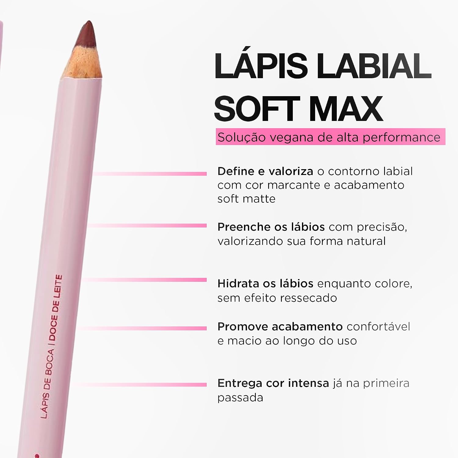 Lápis Labial Soft Matte Marrom Nude Vegano Hidratante People Colour - Imagem 5