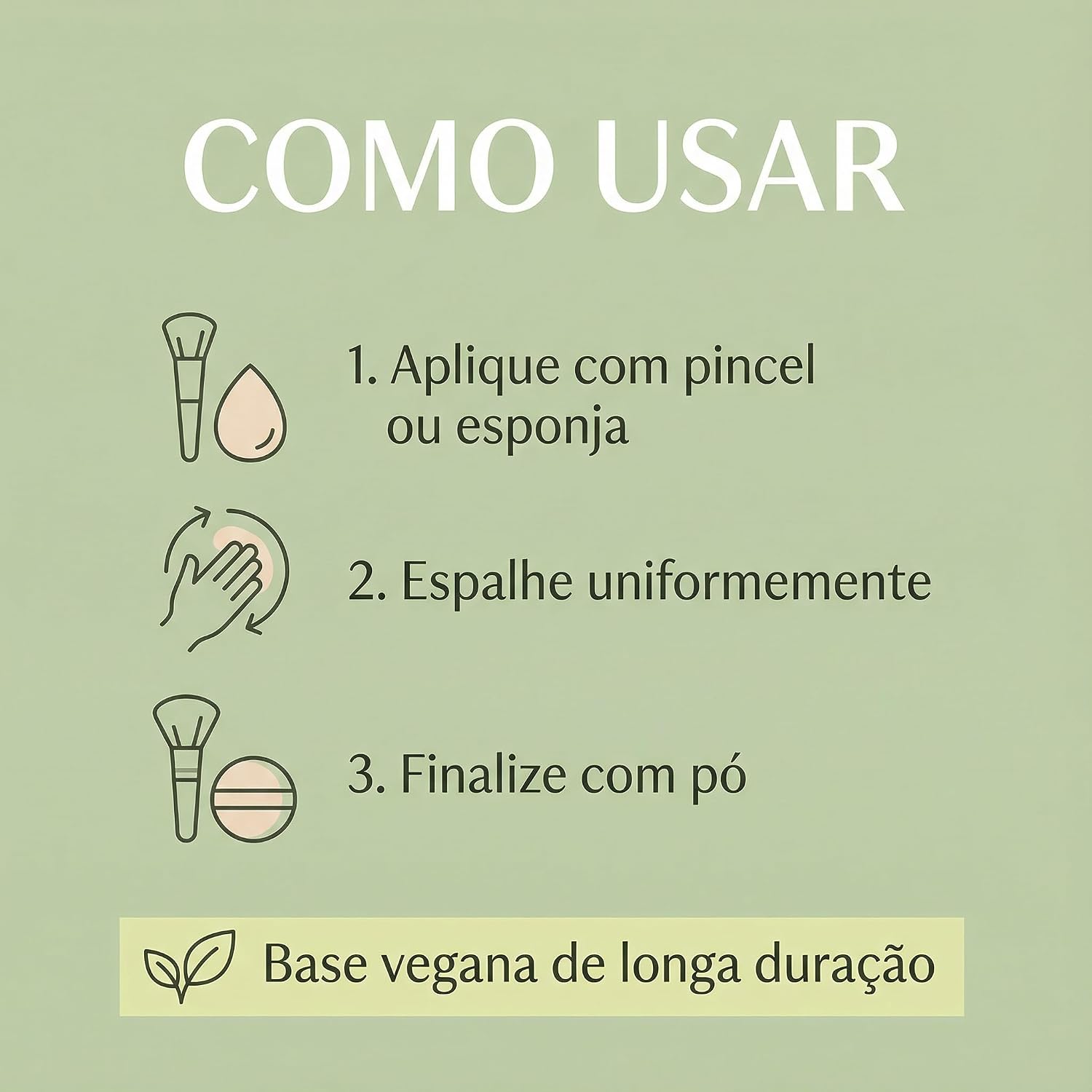 Base Vegana Líquida DAPOP - Cor 1.5 - Acabamento Natural, Leve e Confortável - Base Facial de Longa Duração e Controle de Oleosidade - Imagem 2
