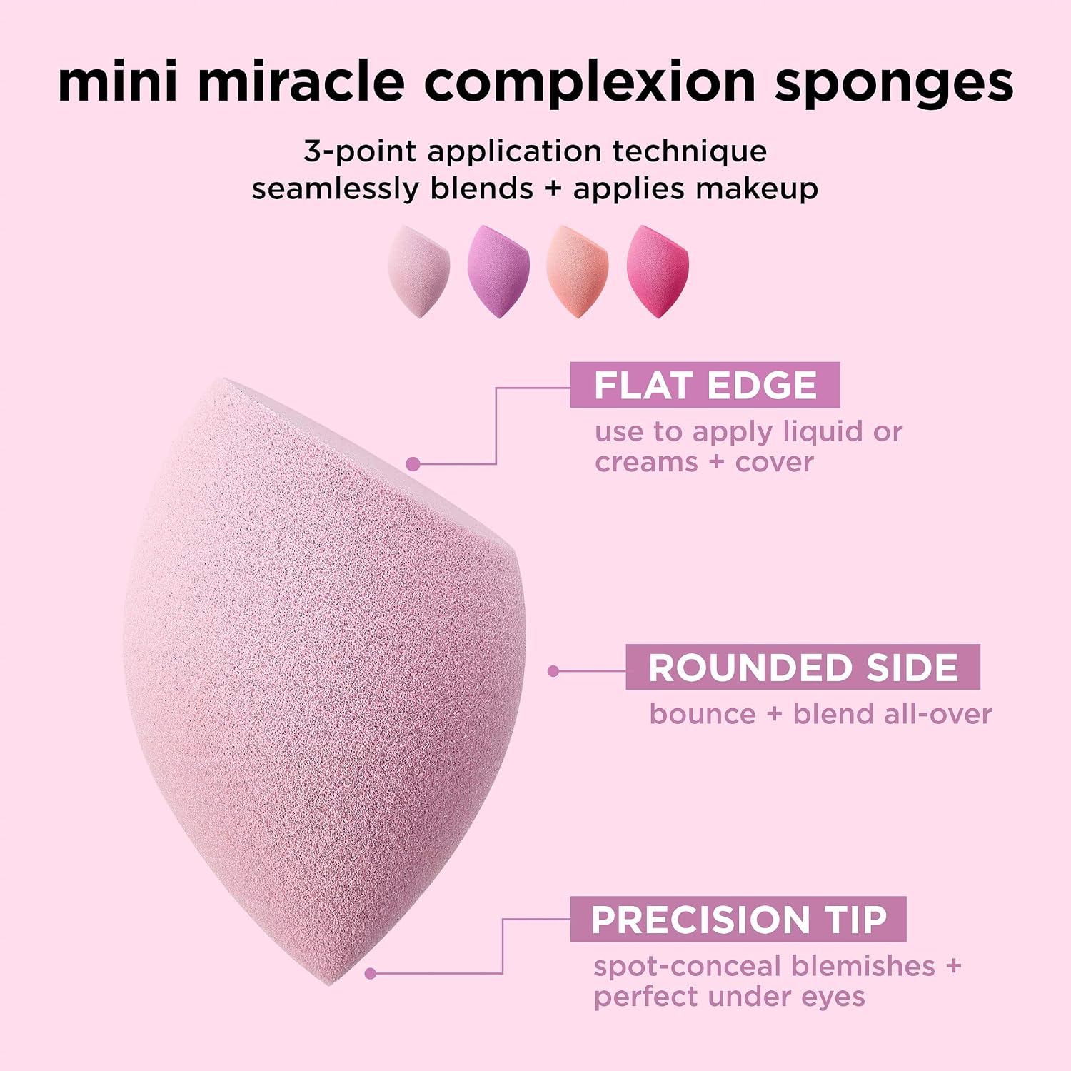 Real Techniques - Mini Esponjas para Maquiagem - Imagem 3
