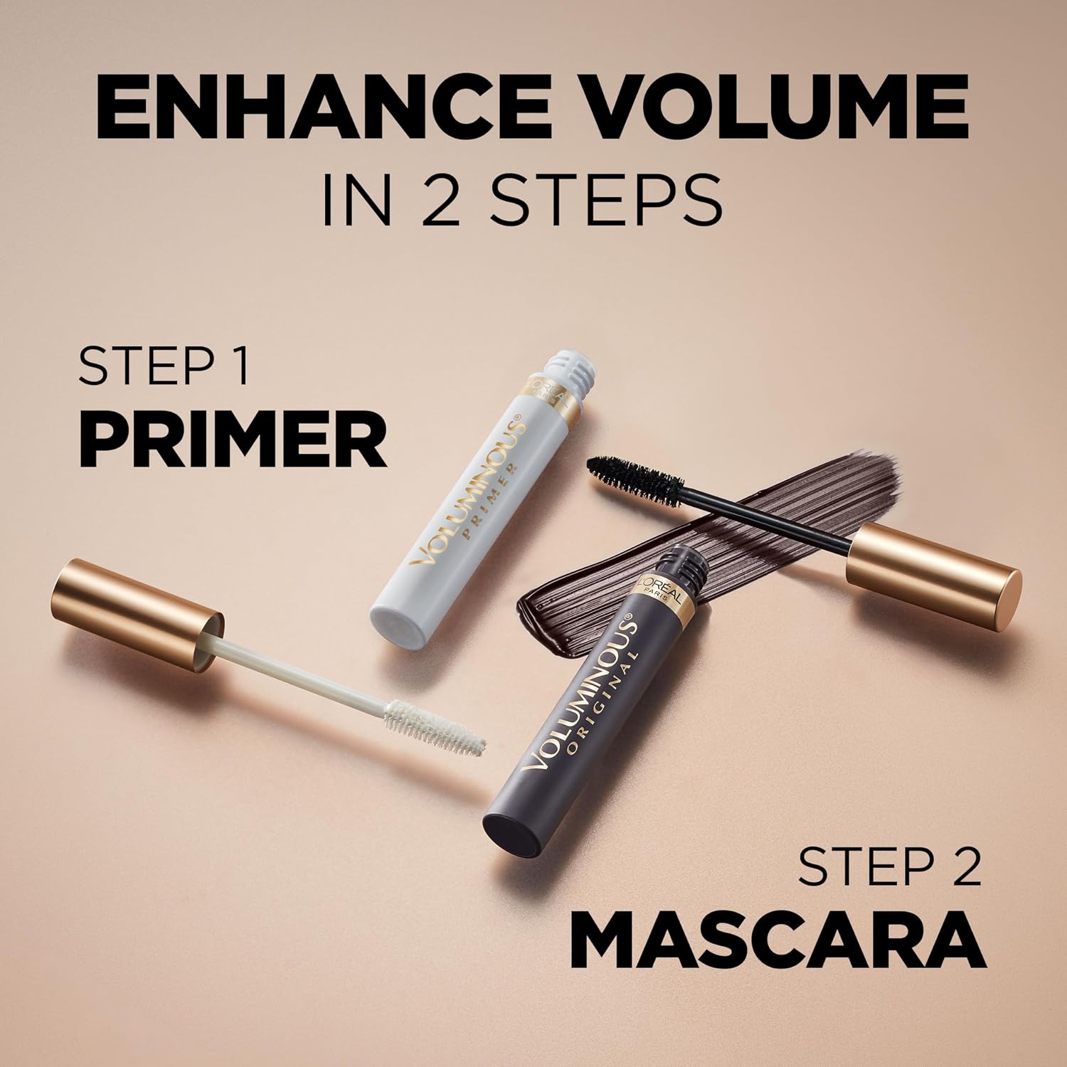 L'Oreal, primer mascara volumizzante"Voluminous primer", Mascara300 - Imagem 4