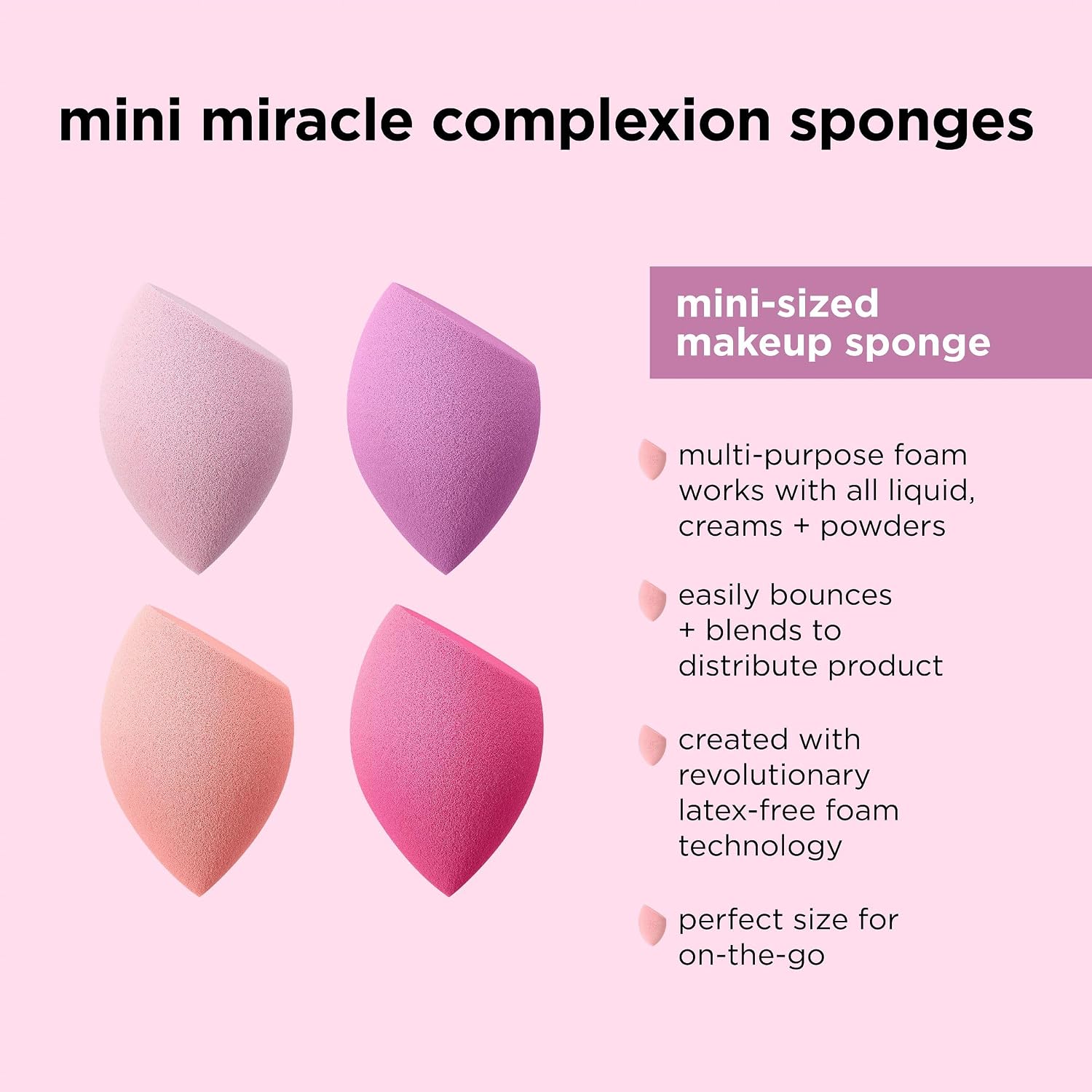 Real Techniques - Mini Esponjas para Maquiagem - Imagem 4