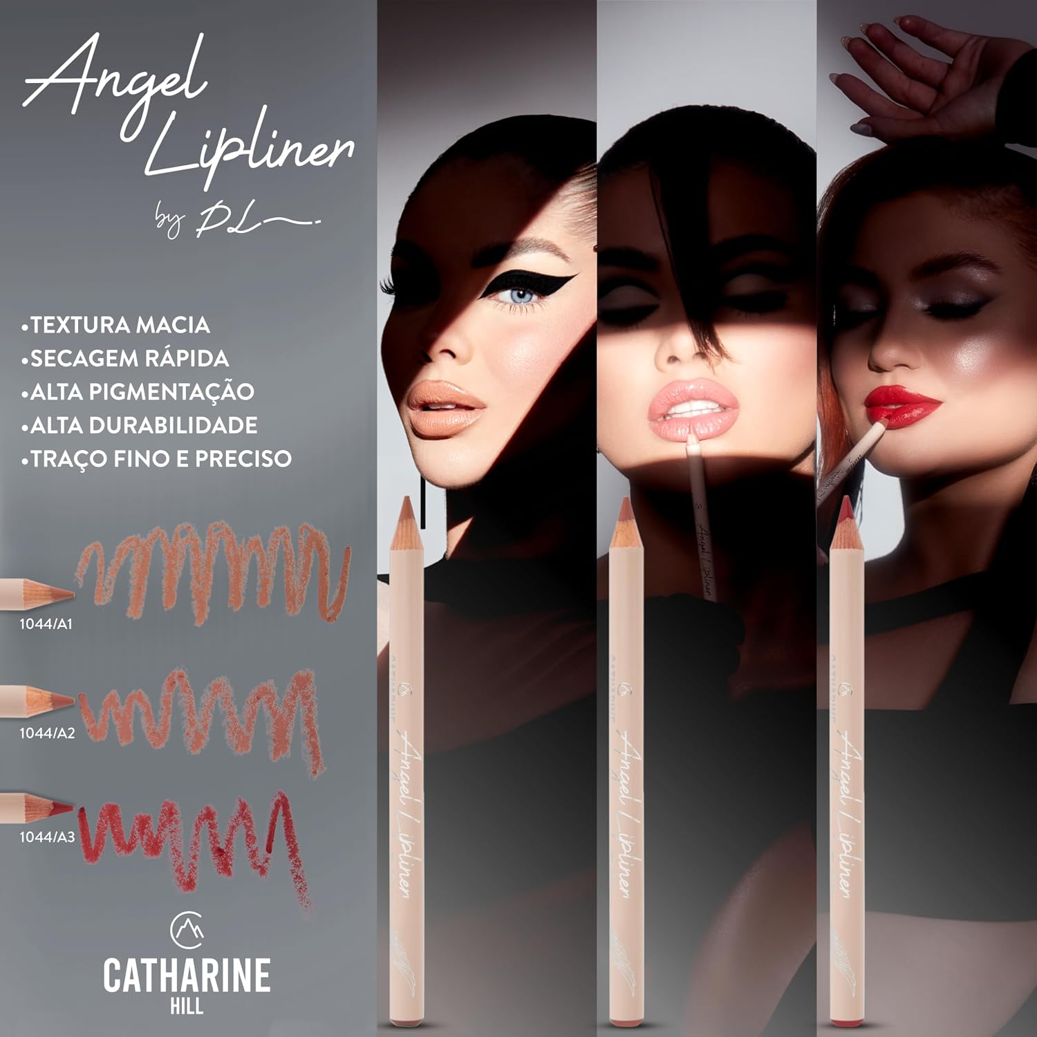 Catharine Hill - Lápis Delineador Para Lábios - Angel LipLiner by Pri Lessa -Vermelho - Imagem 7