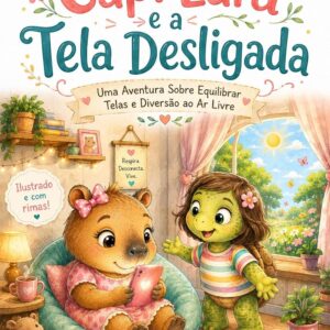 Capi Lara e a Tela Desligada: Uma Aventura Sobre Equilibrar Telas e Diversão ao Ar Livre (Livro Infantil Ilustrado Em Rimas Sobre Uso do Celular)