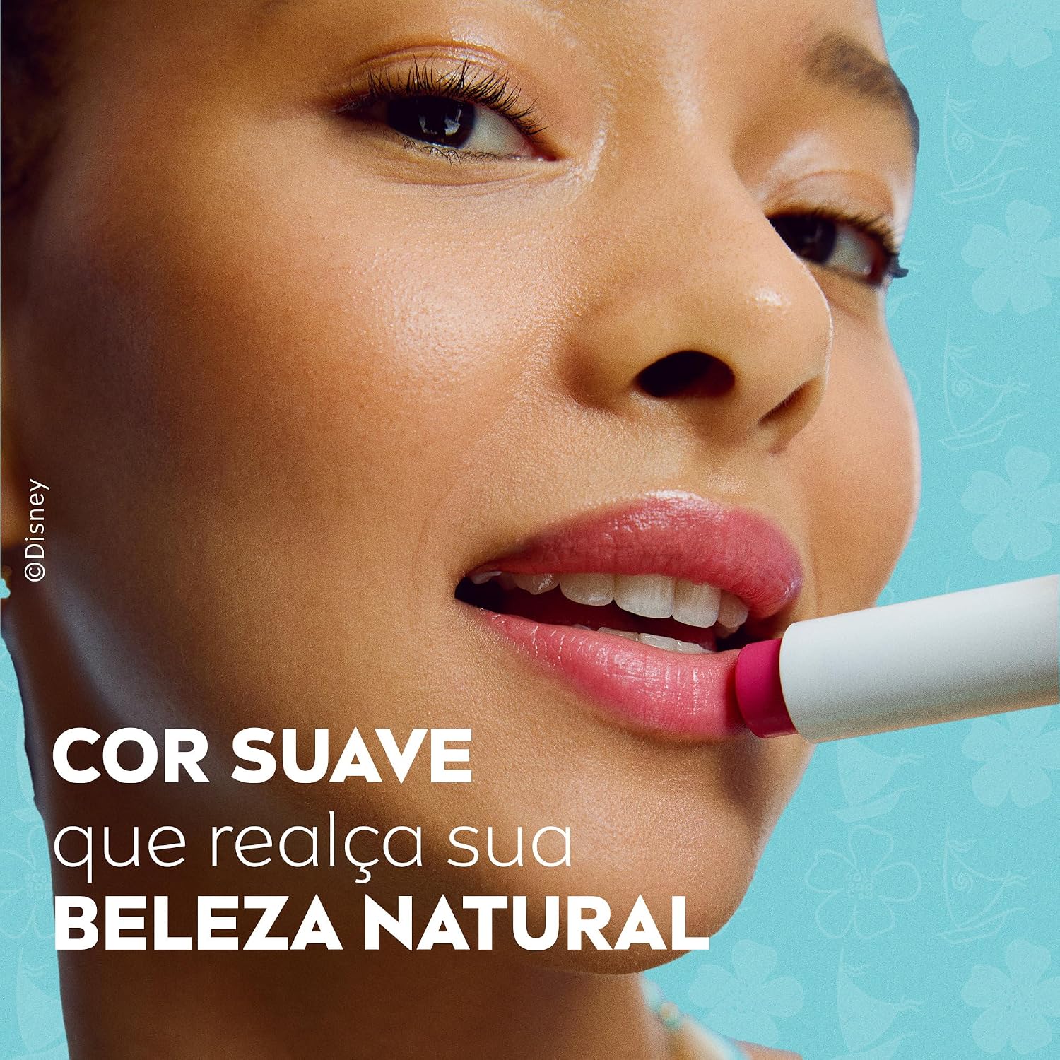 NIVEA Hidratante Labial Sorbet de Melancia Ed. Limitada Moana Disney® Princesa 4,8g, Hidratação Intensa 24h, Cor Suave, Brilho Delicado, Manteiga de Karité - Imagem 6