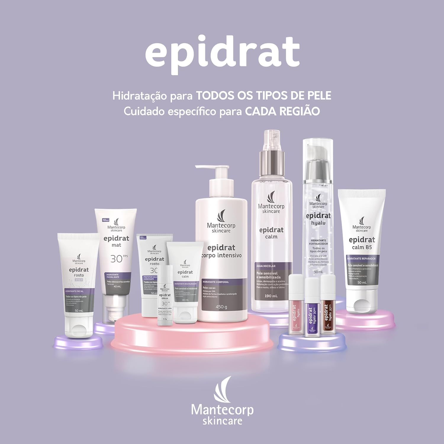 Hidratante Labial Volumizador Epidrat Hyalu Lip Oil Chocolate FPS30 6ml Mantecorp Skincare - Imagem 5