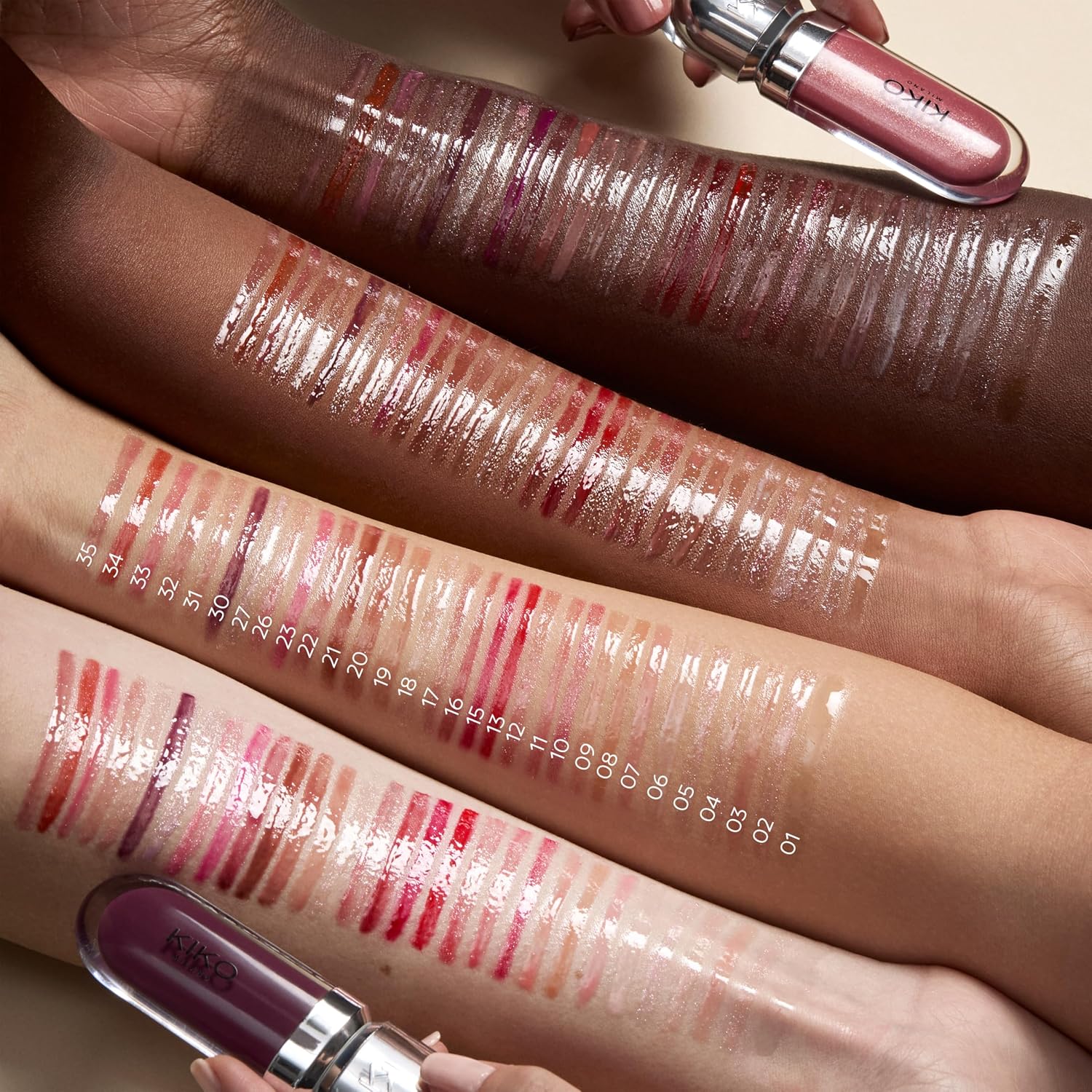 KIKO MILANO, 3D Hydra Lipgloss, Gloss Hidratante Para Os Lábios, Com Efeito 3D, Fórmula Com Extrato de Bidens - Imagem 5