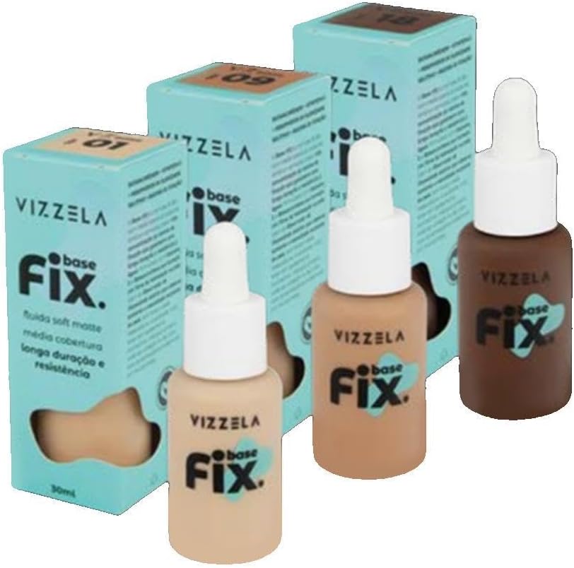 Base Líquida Soft Matte Fix Vizzela 18 30ml - Imagem 3