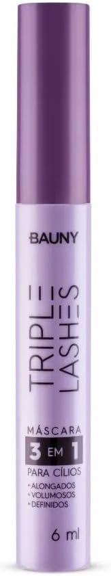 Máscara Cílios Triple Lashes Bauny 6ml