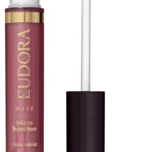Eudora Make Gloss Labial Micro Injection Rose 5,2ml | Acabamento Brilhante, Tom Rose, Aplicador Incluso, Hidratação Labial, Efeito Volumoso