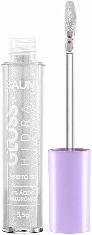 Gloss Hidra Luminous Snow Glow Bauny 3,5g - Imagem 3