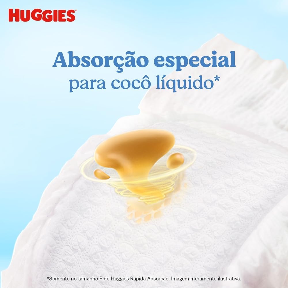 Huggies Fralda Descartável Rápida Absorção XG - 66 Un (embalagem pode variar) - Imagem 5