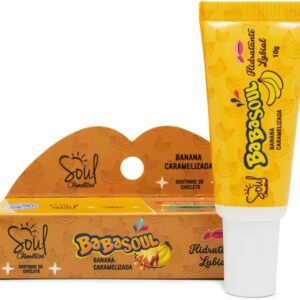Hidratante Labial Babasoul Banana Caramelizada 10g - Soul Cosméticos: Cuidado Labial com Aroma Delicioso