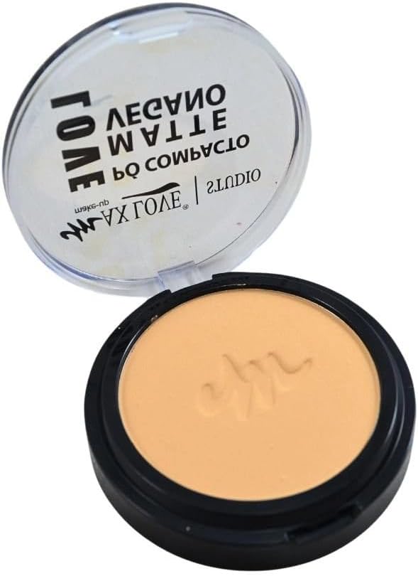 Pó Compacto Matte Max Love - Vegano Cor 52, 11g - Sela Maquiagem, Controle de Oleosidade, Custo-Benefício - Imagem 3