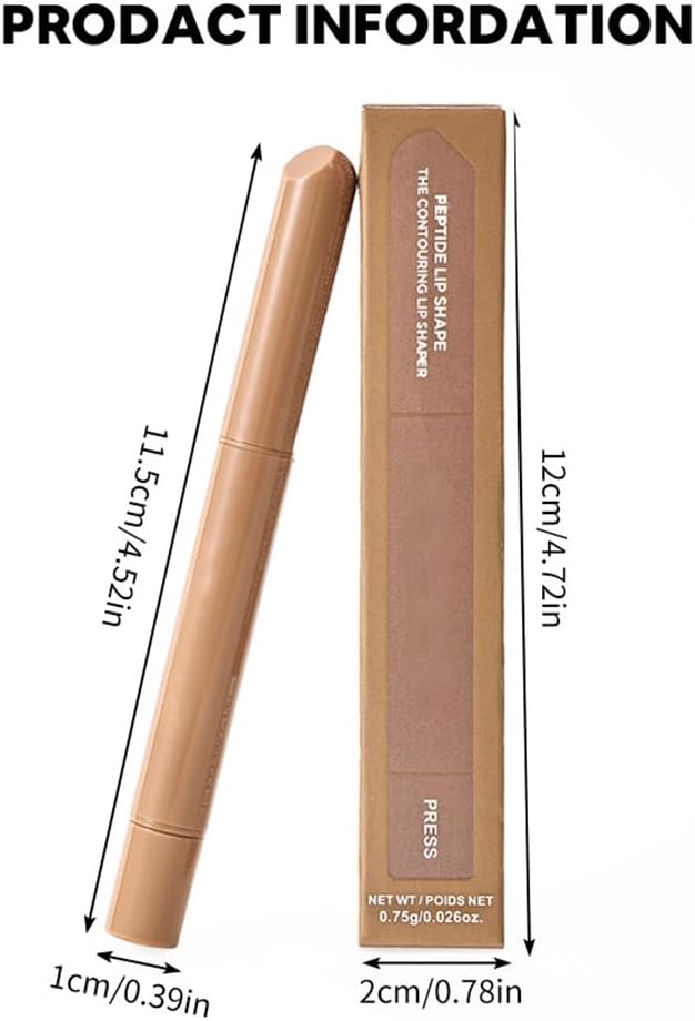 SUAKE Pacote de lápis lipliner de batom fosco plump, giz de cera à prova d'água com borrão de silicone para definir contornos e esculpir lábios, fórmula cremosa suave e úmida para maquiagem labial-02 - Imagem 6