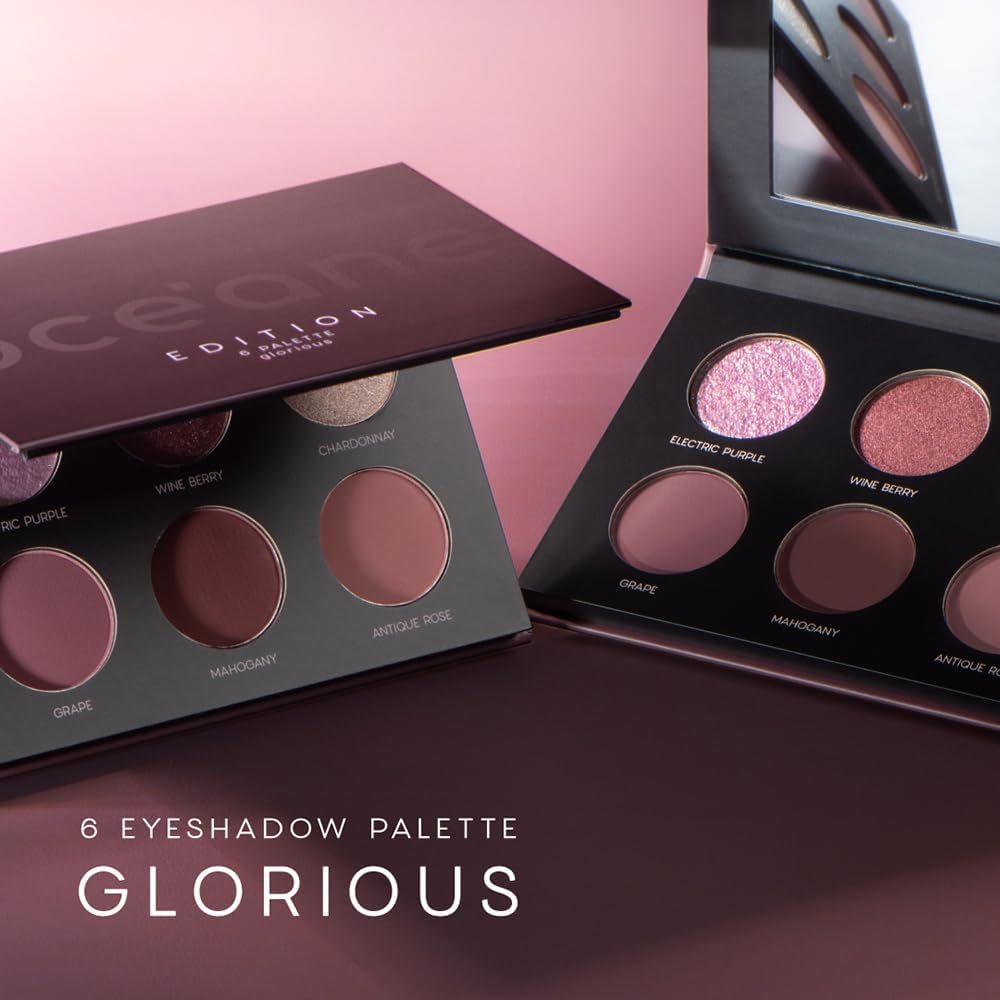 Océane Oceane Paleta De Sombras Nude - 6 Eyeshadow Palette Glorious Océane Edition 7,8G - Imagem 4
