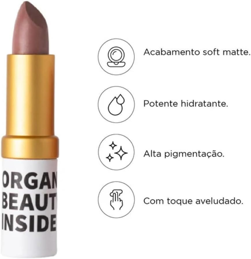 Batom Safe Kiss Simple Organic - Imagem 3