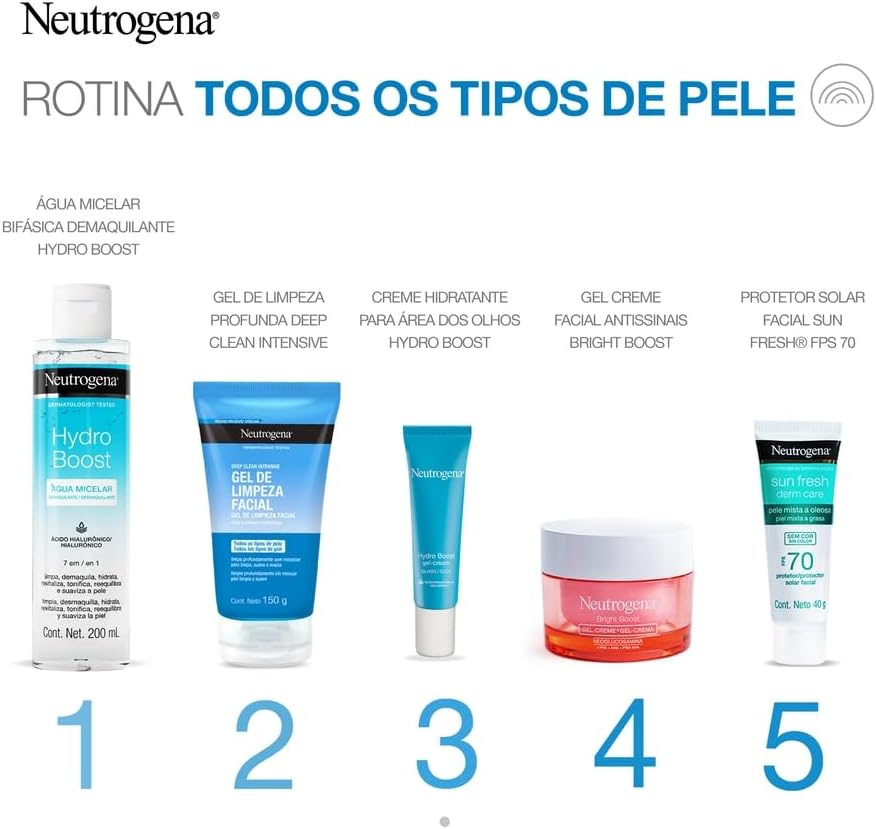 Neutrogena Creme Hidratante Para Área dos Olhos Hydro Boost, 15g - Imagem 8