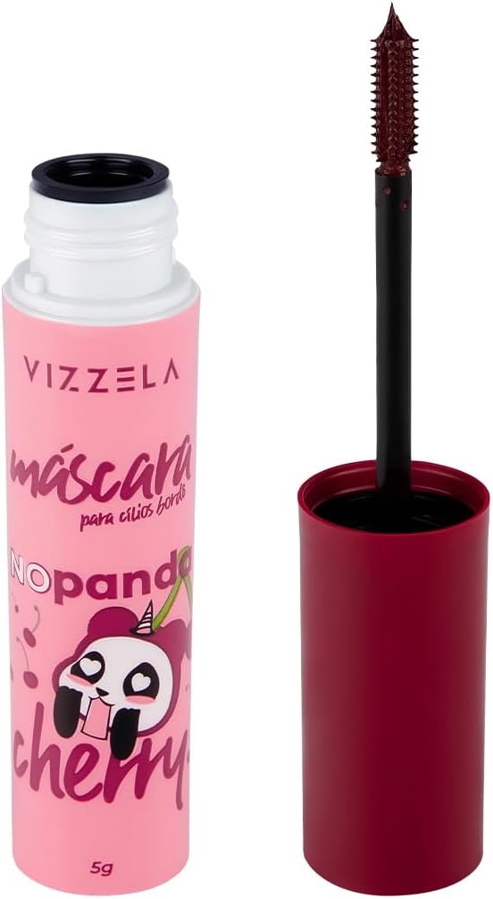 Vizzela No Panda Cherry Bordô - Máscara para Cílios 5g