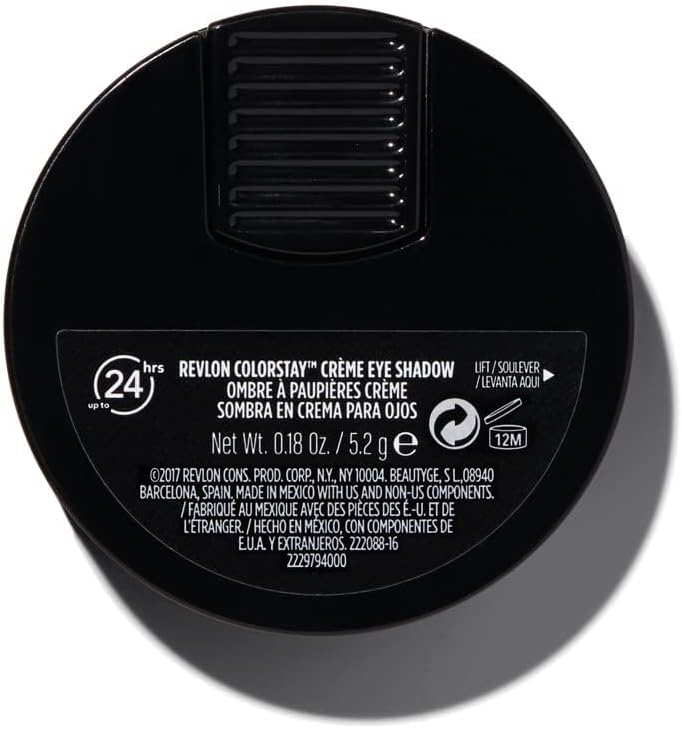 Crème Eyeshadow by Revlon, ColorStay 24 Hour Eye Makeup, Highly Pigmented Cream Formula in Blendable Matte & Shimmer Finishes, 750 Vanilla, 0.18 Oz - Imagem 9