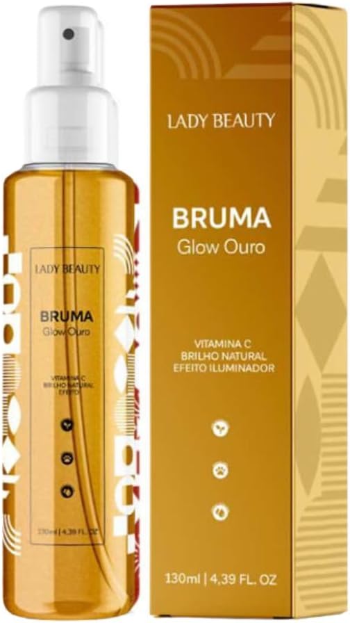 Lady bruma fixadora ouro glow 130ml