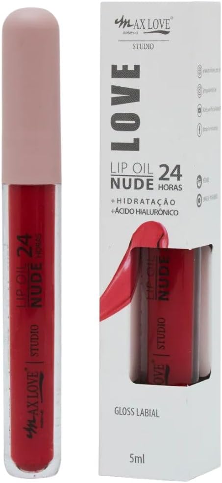 MAX LOVE LIP OIL NUDE GLOSS 24H COR 809 5ML