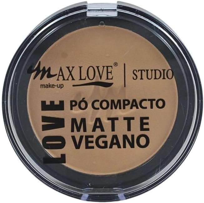 Pó Compacto Matte Max Love - Vegano Cor 52, 11g - Sela Maquiagem, Controle de Oleosidade, Custo-Benefício - Imagem 2