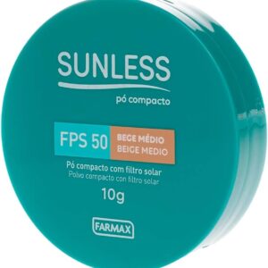 Pó Compacto Sunless com FPS 50 - Cor Bege Médio 10g