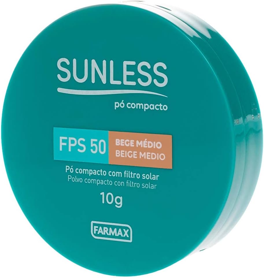 Pó Compacto Sunless com FPS 50 - Cor Bege Médio 10g