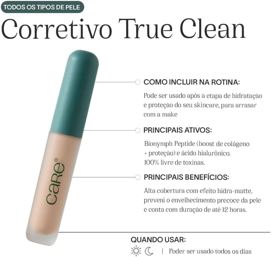 CARE Corretivo Líquido, True Clean C5, 5,5ml - Imagem 6