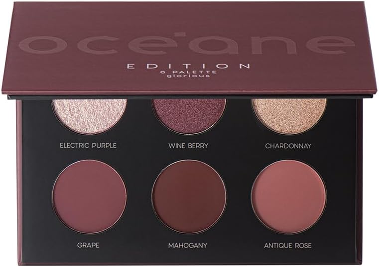 Océane Oceane Paleta De Sombras Nude - 6 Eyeshadow Palette Glorious Océane Edition 7,8G - Imagem 3