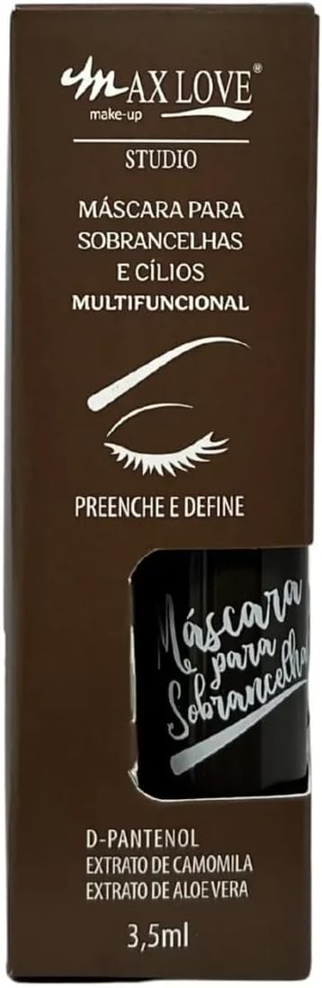 Máscara Sobrancelhas e Cílios Max Love Cor Escura – Aparência Natural e Definição Duradoura - Imagem 3