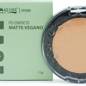 Pó Compacto Matte Max Love - Vegano Cor 52, 11g - Sela Maquiagem, Controle de Oleosidade, Custo-Benefício