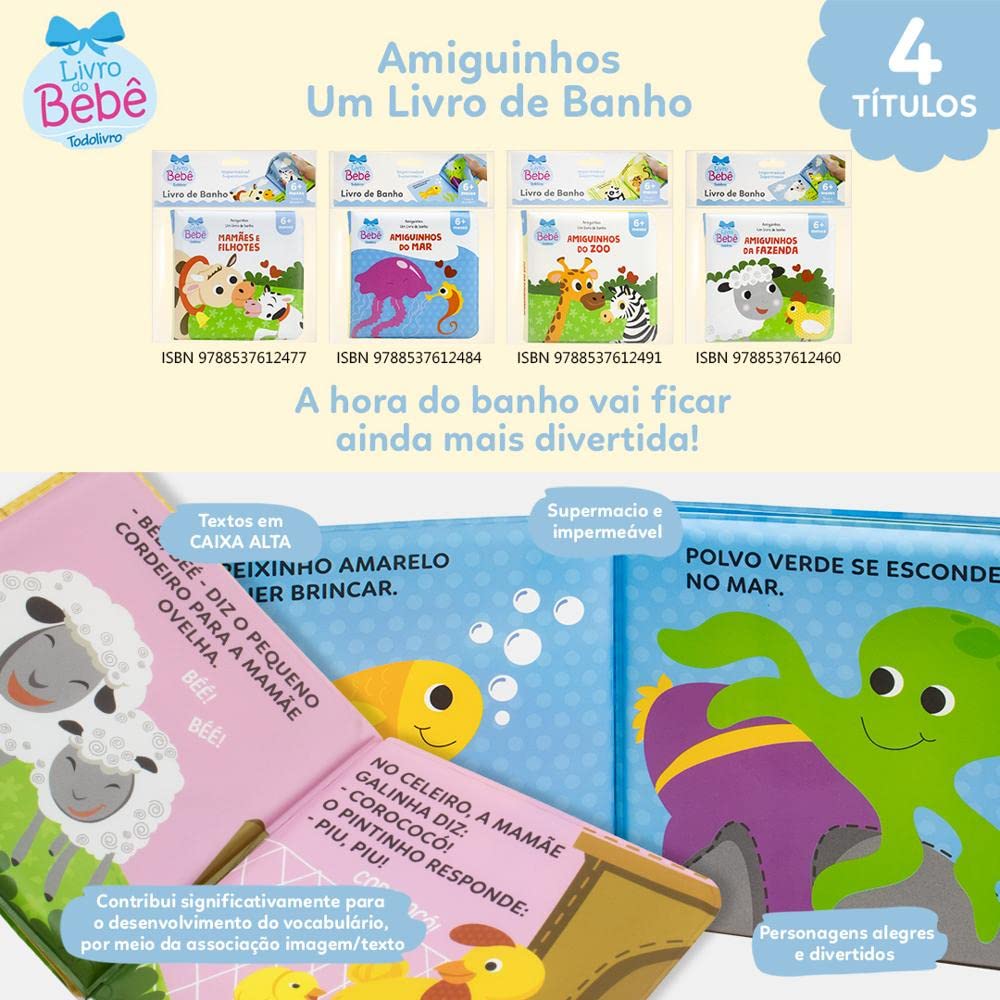 Amiguinhos - Um Livro de Banho: Amiguinhos da Fazenda - Imagem 5