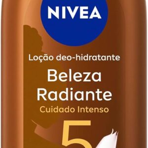 NIVEA Hidratante Desodorante Beleza Radiante Cuidado Intenso 400ml - Desenvolvido especialmente para a beleza da pele negra, ajuda na reparação das áreas ressecadas