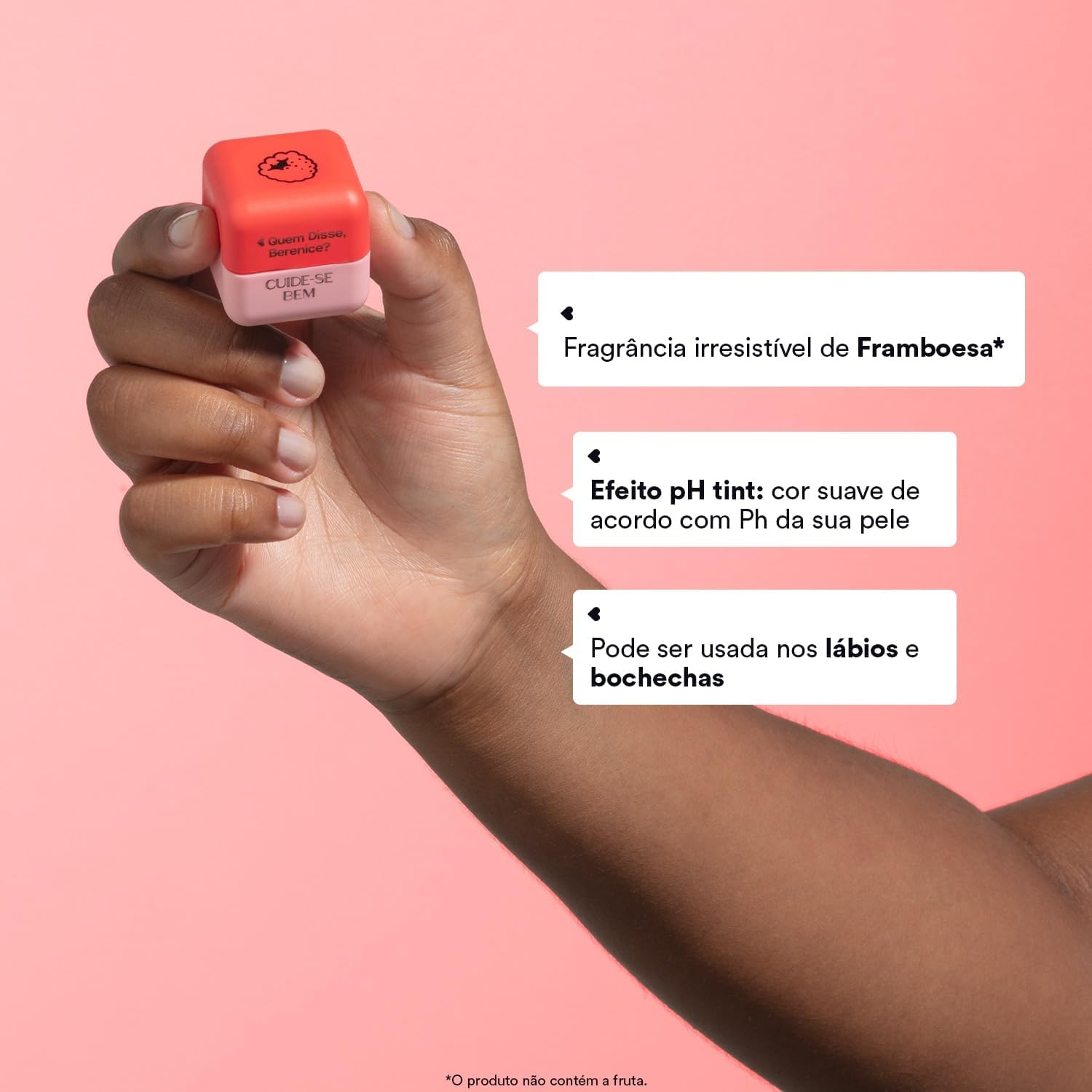 Balm Labial Framboesa 2g Quem Disse, Berenice? - Imagem 2