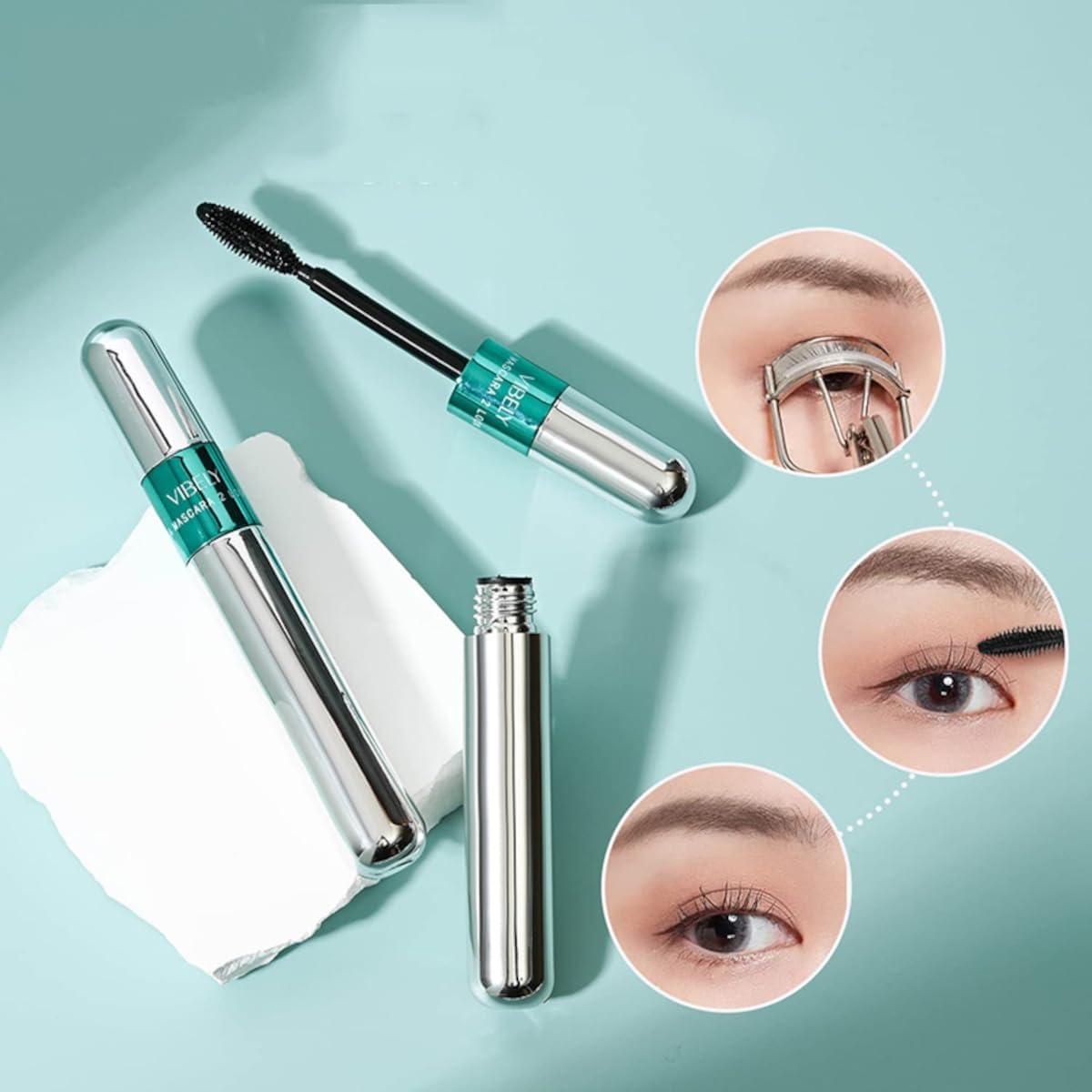Rímel Bella Femme 4D – Máscara 2 em 1 para Cílios Longos, Cheios e Definidos - Imagem 4