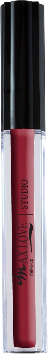 Batom Líquido Matte Max Love 48H - Longa Duração e Não Transfere, Cor 279 Nude Versátil, Maquiagem Boca Cosméticos - Imagem 2