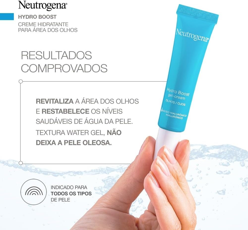 Neutrogena Creme Hidratante Para Área dos Olhos Hydro Boost, 15g - Imagem 6