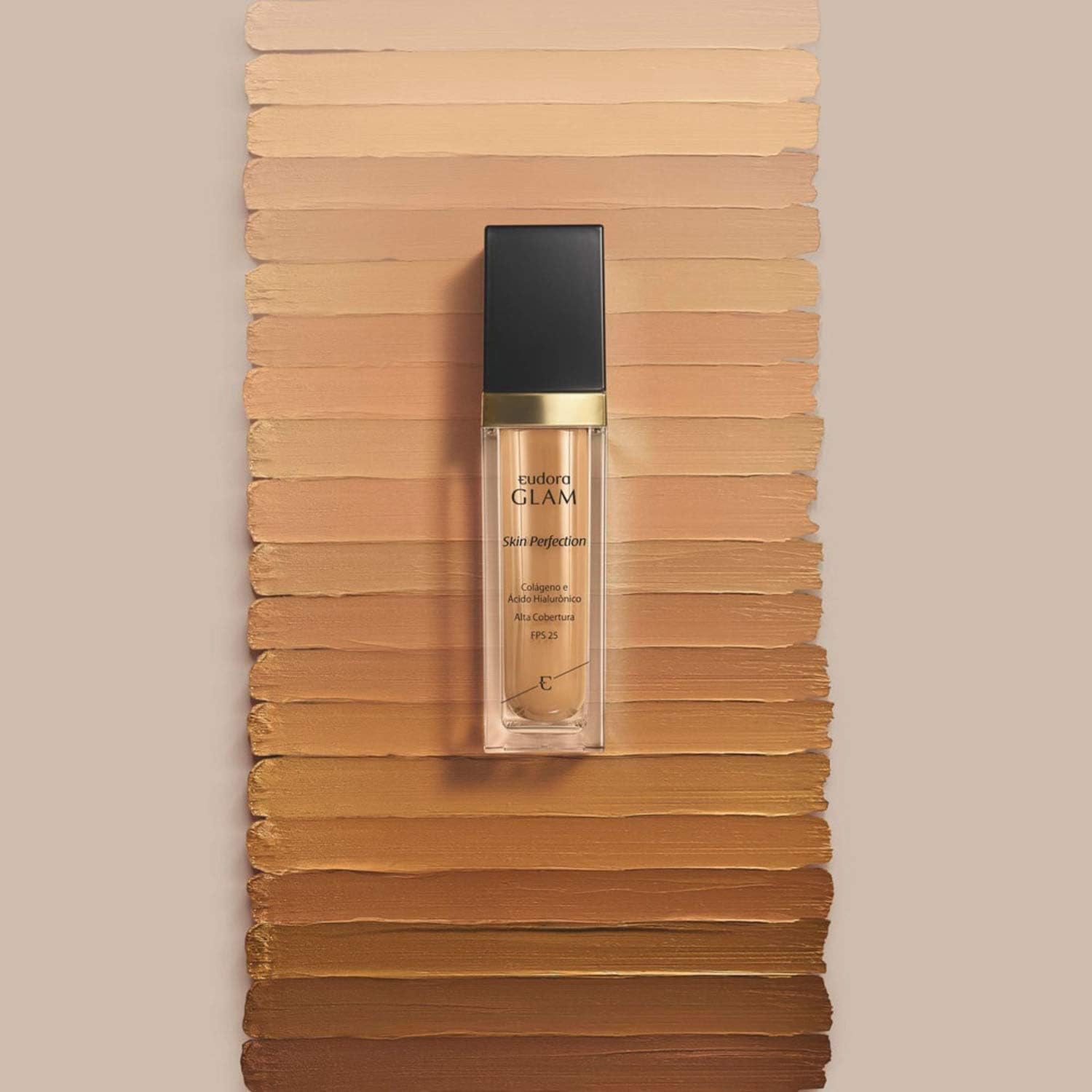 EUDORA GLAM BASE LÍQUIDA SKIN PERFECTION COR 00 30ml - Imagem 4