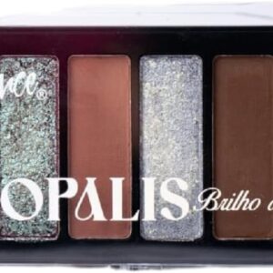 Paleta de Sombra Luisance Brilho da Noite Cor C: Alta Pigmentação e Cores Vibrantes para Maquiagem Duradoura
