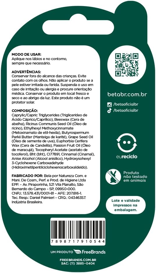 Free Beta Hidra Labial Melancia 9,5G - Imagem 2