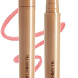 Lápis delineador labial batom fosco com borrão (01 rosa salmão)