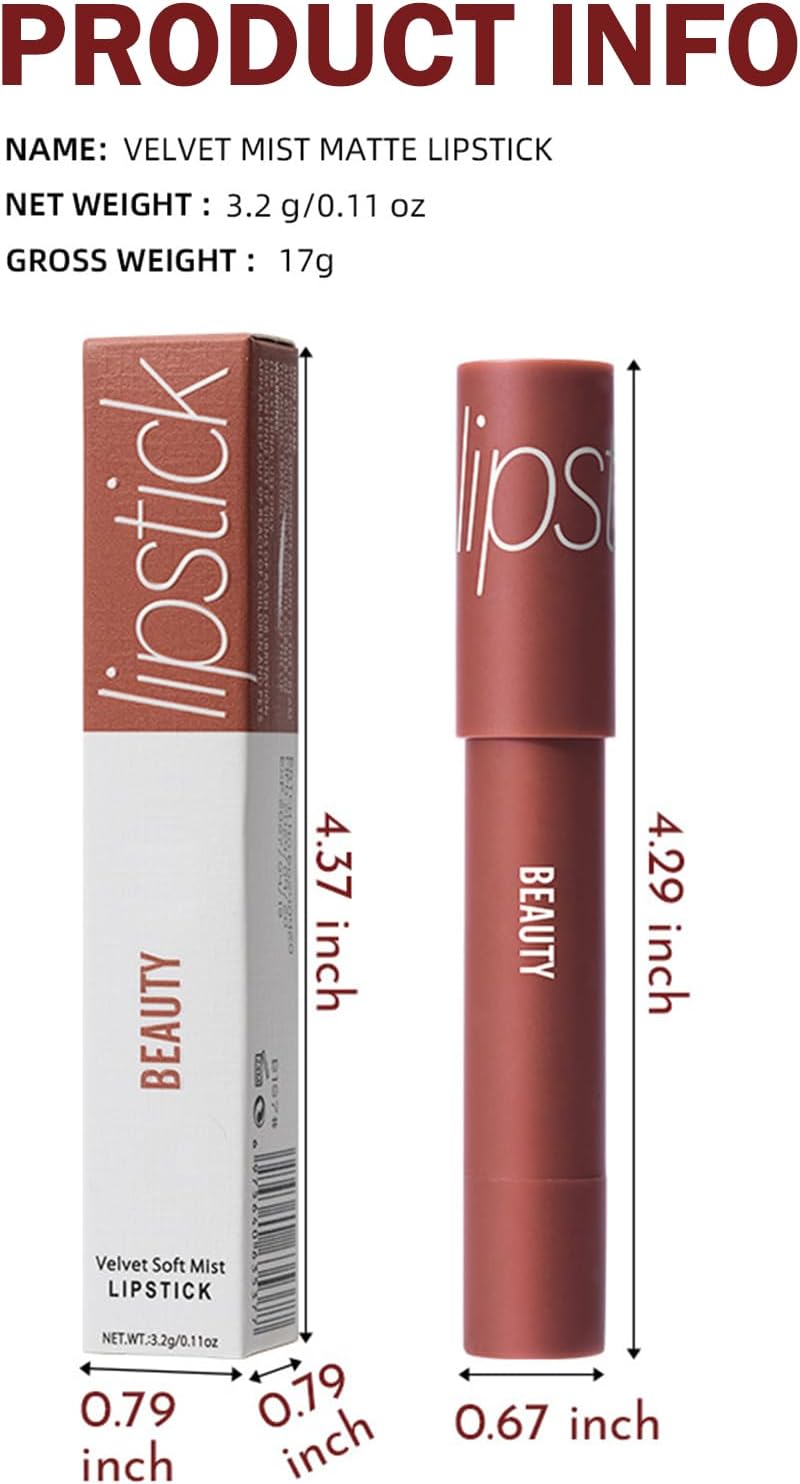 Erinde Delineador labial fosco para mulheres, lápis de delineador labial natural nude, batom neutro, liplinador, impermeável, à prova de manchas de longa duração, vegano e livre de crueldade, rosa - Imagem 7