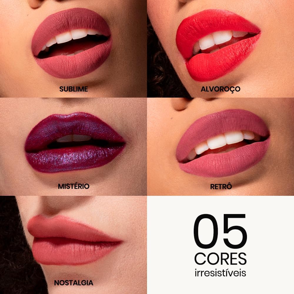 Batom Líquido Ultra Velvet Sublime Contém 1g 4ml - Imagem 5