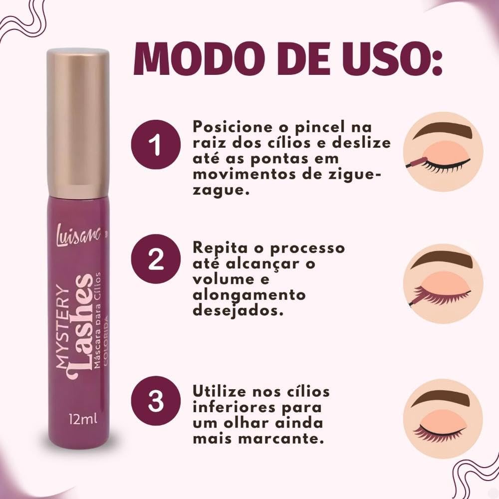Mystery Lashes B - Cor Vinho - Imagem 6